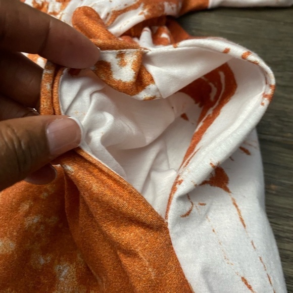 Off the Shoulder Tie Dye Plus Size 3X (18) Jumpsuit - Picture 8 of 11